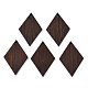 Colgantes de madera de wengué natural WOOD-T023-46B-01-1