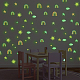 Adesivi murali luminosi in pvc impermeabile DIY-WH0308-215-6