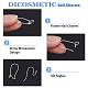 DICOSMETIC 16Pcs 2 Styles 925 Sterling Silver Hoop Earrings & Earring Hooks STER-DC0001-11-4