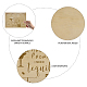 Creatcabin деревянная доска для текилы с соляным ободком AJEW-WH0269-013-3