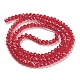 Baking Painted Transparent Glass Beads Strands DGLA-A034-J2mm-B-4