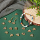 Pandahall elite 60pcs pendentifs en pierres précieuses mixtes naturelles et synthétiques PALLOY-PH0022-26-4
