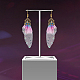 ANATTASOUL 4Pcs 4 Colors Gradient Butterfly Resin Dangle Earrings EJEW-AN0003-94-7