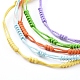 Bracelets réglables en corde de polyester ciré coréen BJEW-JB05068-02-4
