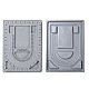 Beflockte Designbretter aus Kunststoff ODIS-G003-M-3
