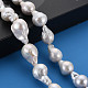 Natural Baroque Pearl Keshi Pearl Beads Strands PEAR-S019-05A-5
