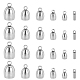 Unicraftale 36Pcs 6 Style 304 Stainless Steel Cord Ends STAS-UN0021-11P-1