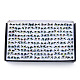 100 pièces ensemble de bagues d'humeur en fer papillon bling RJEW-N042-03-1
