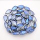 Teardrop Electroplate Rainbow Plated Glass Beads Strands EGLA-P013-F05-1