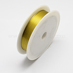 Round Iron Wire, Gold, 26 Gauge, 0.4mm, about 39.37 Feet(12m)/roll, 10 rolls/set