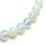 Opal runde Perlen Stränge, 10 mm, Bohrung: 1 mm, ca. 39 Stk. / Strang, 14.5~15 Zoll