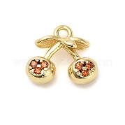 Латунные микро проложить кубического циркония подвески KK-L229-001G-02