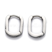 Серьги-кольца Huggie Hoop из нержавеющей стали 304 STAS-H156-11B-P