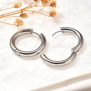 Серьги-кольца из нержавеющей стали 304 для женщин EJEW-M068-15I-P