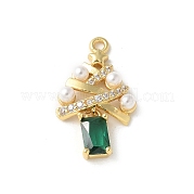Латунные микро проложить кубического циркония подвески KK-P290-49G