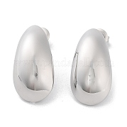 Серьги-гвоздики из нержавеющей стали 304 EJEW-H115-16P