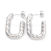 Серьги-гвоздики из нержавеющей стали 304 EJEW-H013-23P