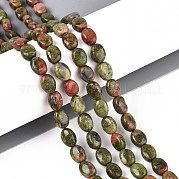 Природные Unakite бисер нитей G-T142-15