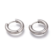 Серьги-кольца Huggie Hoop из нержавеющей стали 201 EJEW-O095-05-02