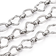 Alloy Teardrop with Twining Chains LCHA-T001-12P