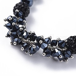 Pulseras de vidrio tallado&nbsp;BJEW-JB04509-06