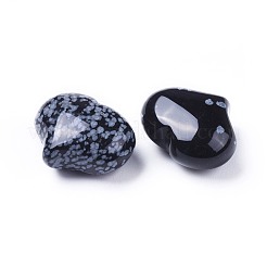 Natürlicher Schneeflocken-Obsidian-Herz-Liebesstein&nbsp;G-F659-A25