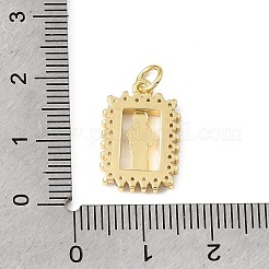 Religion laiton micro pave cubique zircone pendentifs&nbsp;KK-E799-02D-G