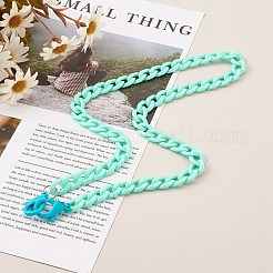 Collane a catena acriliche personalizzate&nbsp;NJEW-JN03515-06