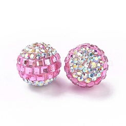 Polymer Ton Strass Perlen&nbsp;RB-L029-04B
