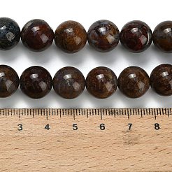 Natürliche Pietersite Perlenstränge&nbsp;G-L642-B16-12mm