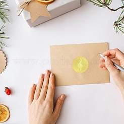 34 Blatt selbstklebende Aufkleber mit Goldfolienprägung&nbsp;DIY-WH0509-010