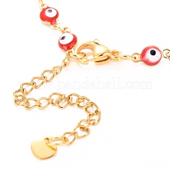 Bracciali a maglie in acciaio inossidabile 304&nbsp;BJEW-O183-08G