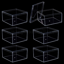 Transparente Verpackungsboxen aus Acryl mit Deckel&nbsp;CON-WH0110-37