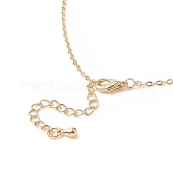 Collana pendente in vetro a goccia&nbsp;NJEW-JN04231