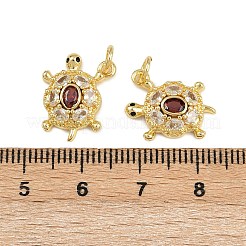 Ottone micro spianare pendenti zirconi&nbsp;KK-C114-27A-G