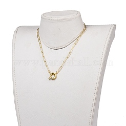 Catena a graffetta in ottone&nbsp;NJEW-JN02859