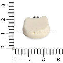 Bedruckte undurchsichtige Harzanhänger&nbsp;RE-CBA08CD-02B
