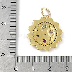 Ottone micro spianare pendenti zirconi&nbsp;KK-B114-18G