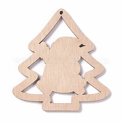 Bois imprimé grands pendentifs&nbsp;FIND-H030-04