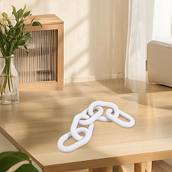 Decorazioni per esposizione di catene a 5 maglie in legno&nbsp;AJEW-WH0314-882A