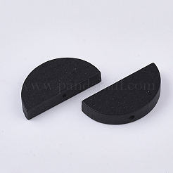 Perles de bois naturel peintes à la bombe&nbsp;WOOD-N004-A-03