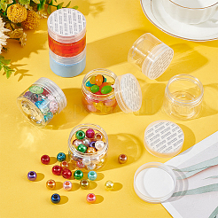 Behälter für transparente Plastikperlen&nbsp;CON-WH0084-94