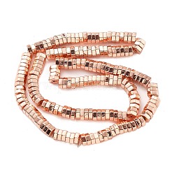Fili di perline di ematite sintetica non magnetica elettrolitica&nbsp;G-M095-G01-01RG