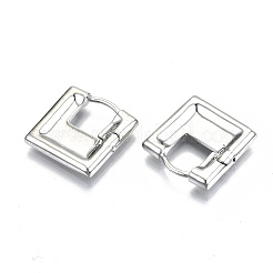 Laiton Huggie boucles d'oreilles&nbsp;EJEW-N011-42P-NF