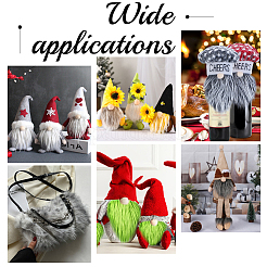 Künstlicher Wollstoff für Weihnachten&nbsp;BJEW-WH0515-12D