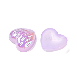 Cabujones de acrílico chapado en uv&nbsp;OACR-H121-02F
