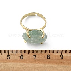 Anelli di pietra misti naturali&nbsp;RJEW-B122-01G
