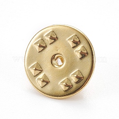 Frizioni in ottone con spilla con spilla posteriore&nbsp;KK-WH0033-02G