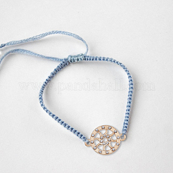 56 pièce 4 styles de breloques de connecteur en alliage de cristal strass&nbsp;FIND-DC0003-57