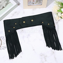 Ceintures à pompons en faux daim givré pour jeans habillés&nbsp;AJEW-WH20816-016A